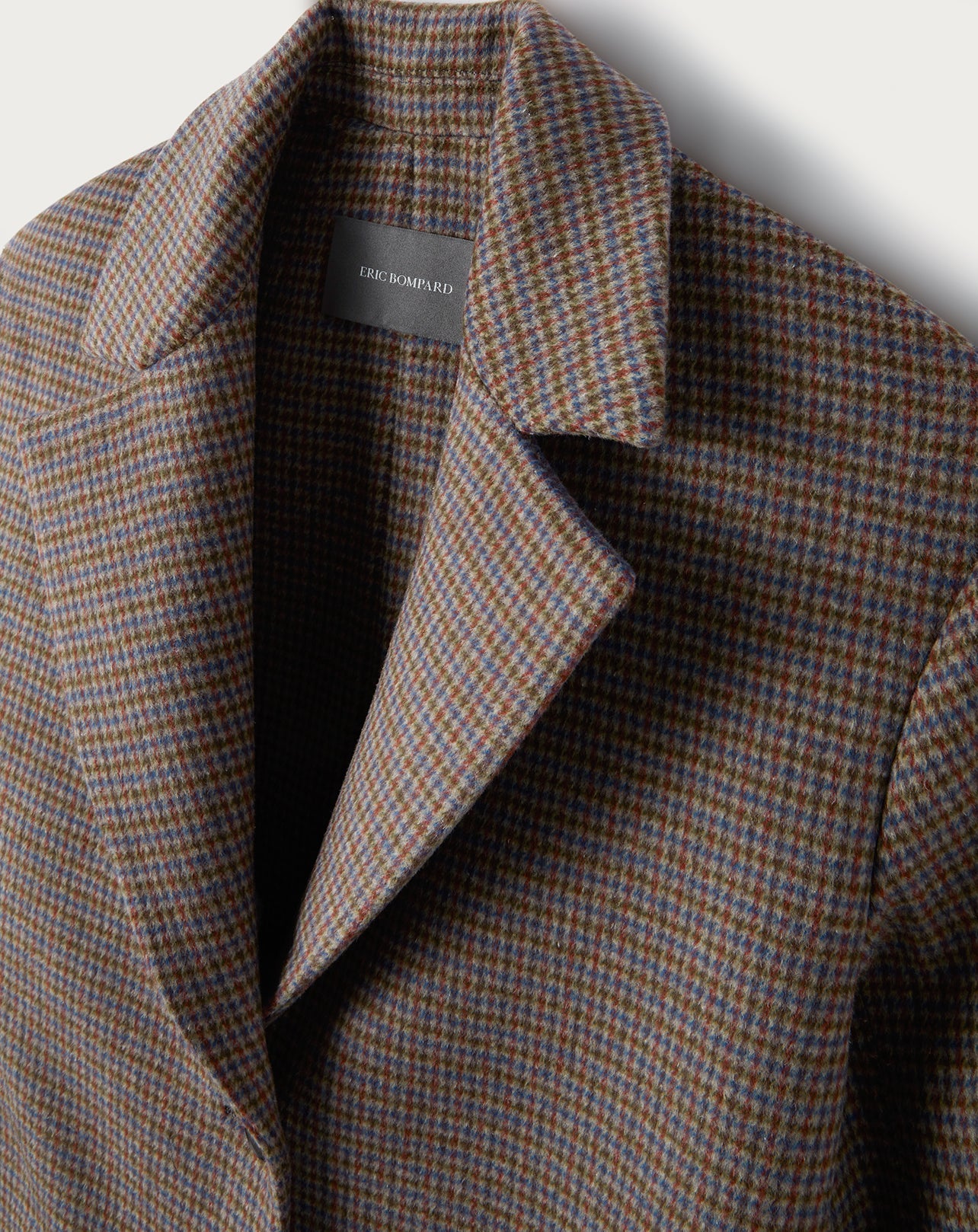 RECO325Manteau Long Double Face Tissé Tweed - Tweed Millet