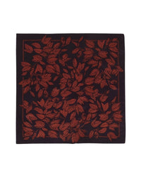 Silk leaf square - Ebène & Everbay