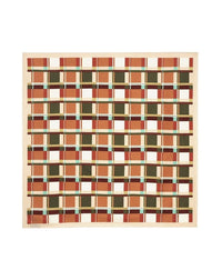 Carré imprimé mini damier en soie - Silk