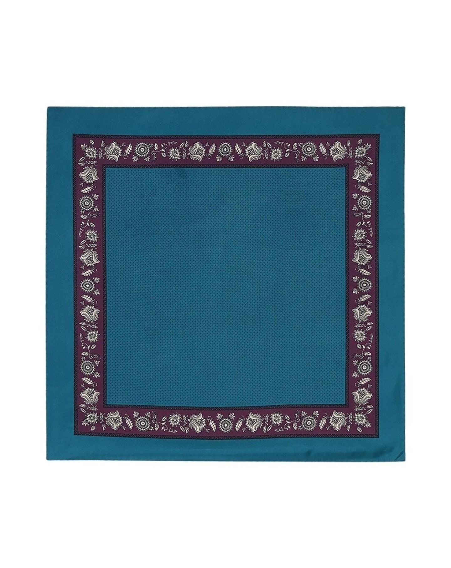 Mini andes silk printed square - Yucca