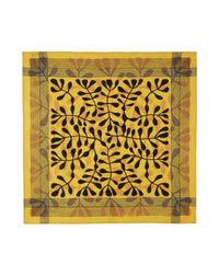Modernist printed mini square in cashmere - Chaume