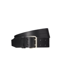 Military leather belt - Black