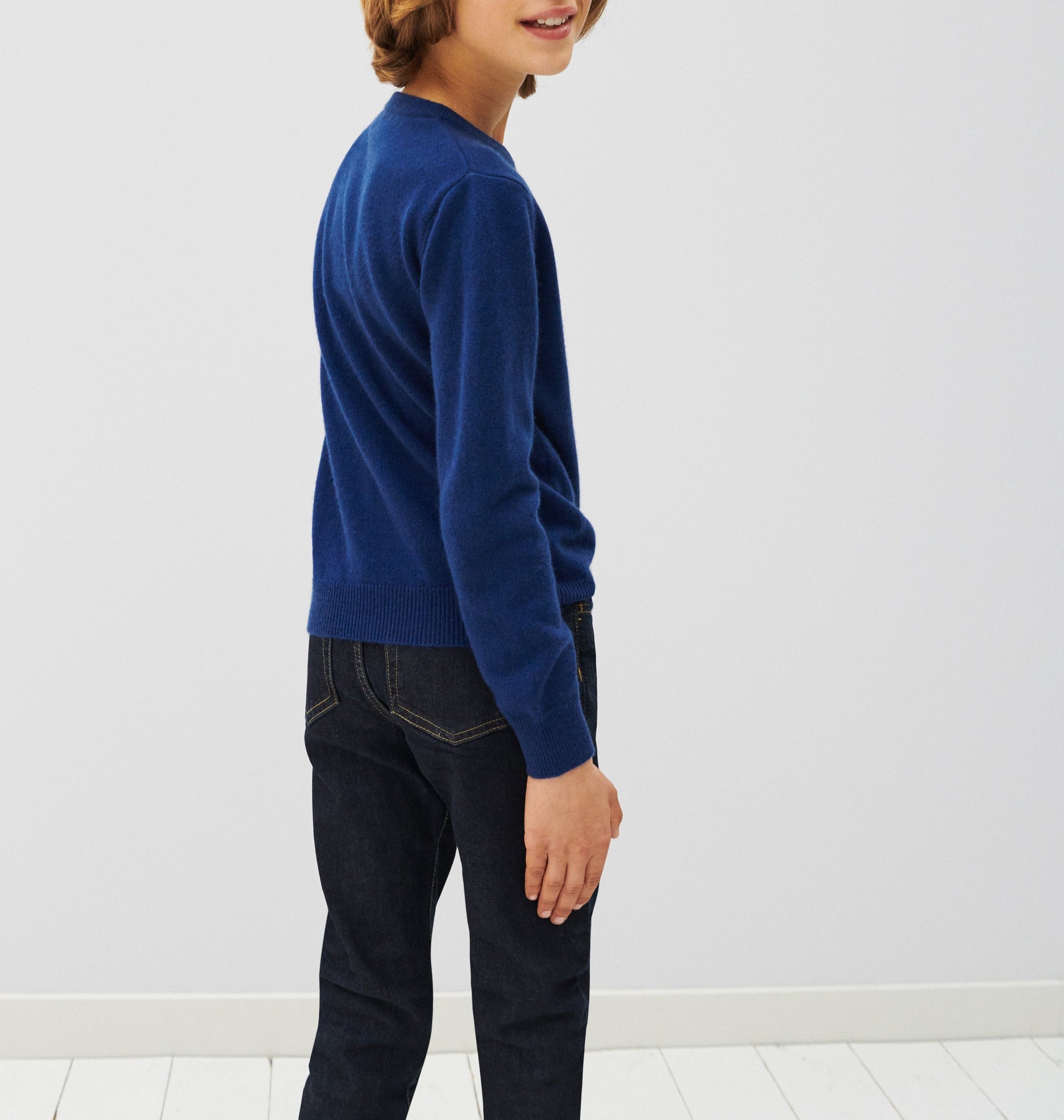Pull col V en cachemire - Royal