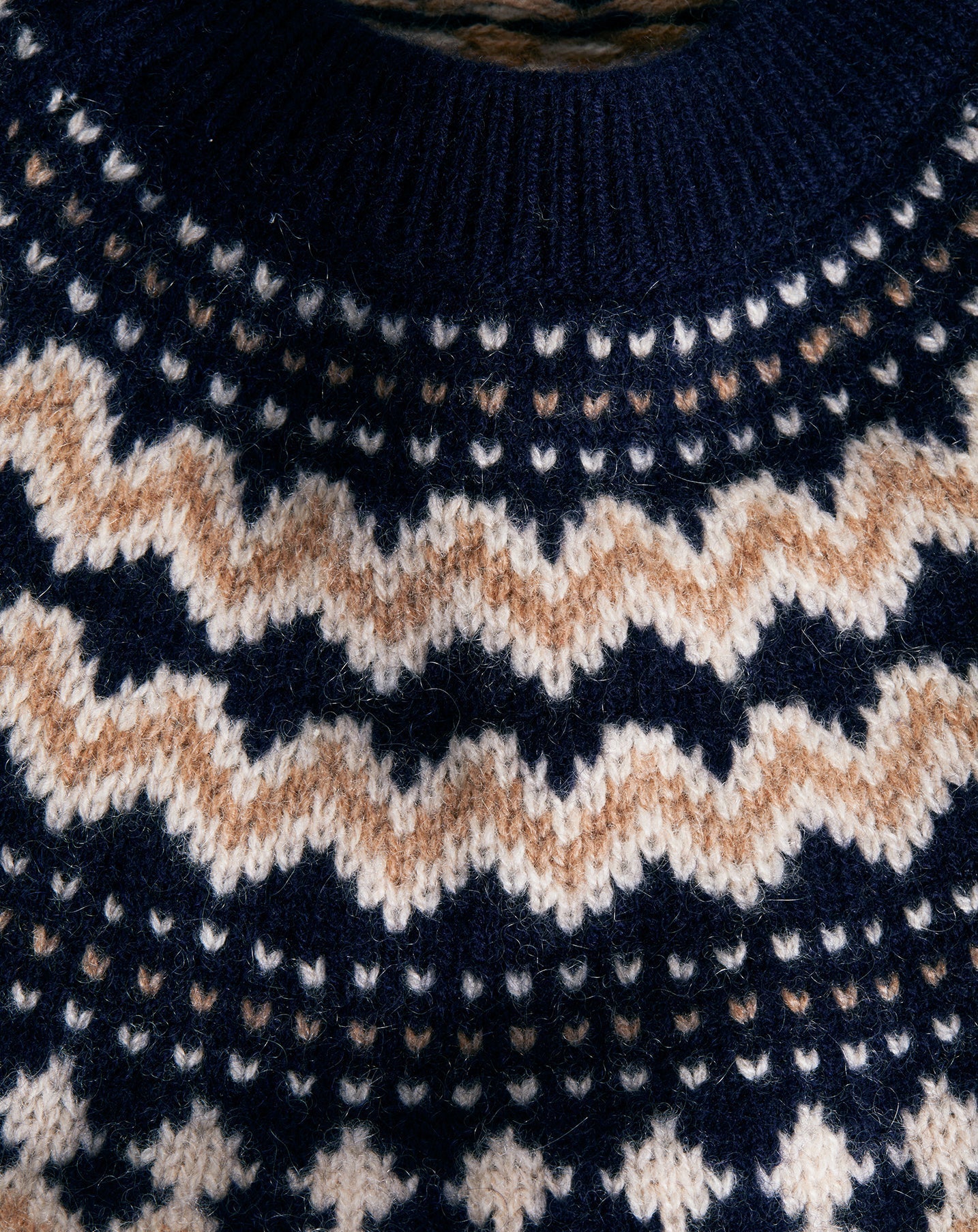 Cashmere snow jumper - Navy