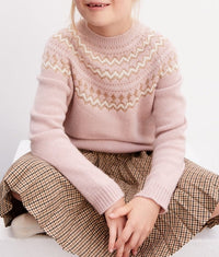 Cashmere choker jumper - Pétale