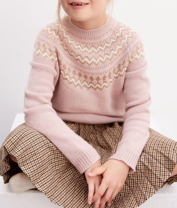 Cashmere choker jumper - Pétale