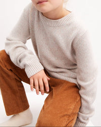 Children's cashmere crew neck jumper - Pétale