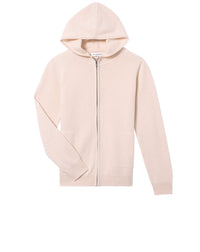 Hoodie en cachemire - Porcelaine