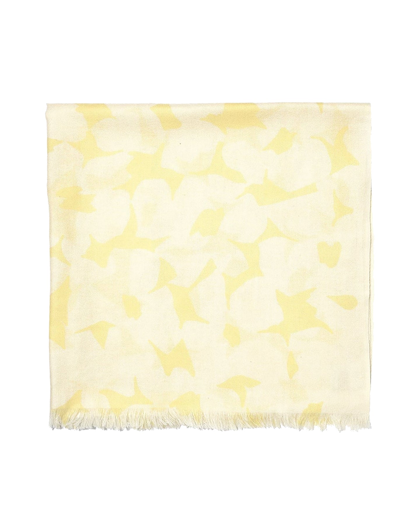 Romantic flower print cashmere stole - Calla