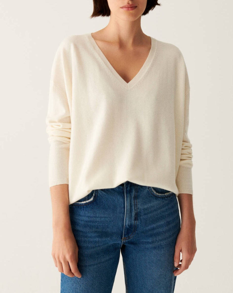 Oversized cashmere jumper - Cosmopolitan Pink