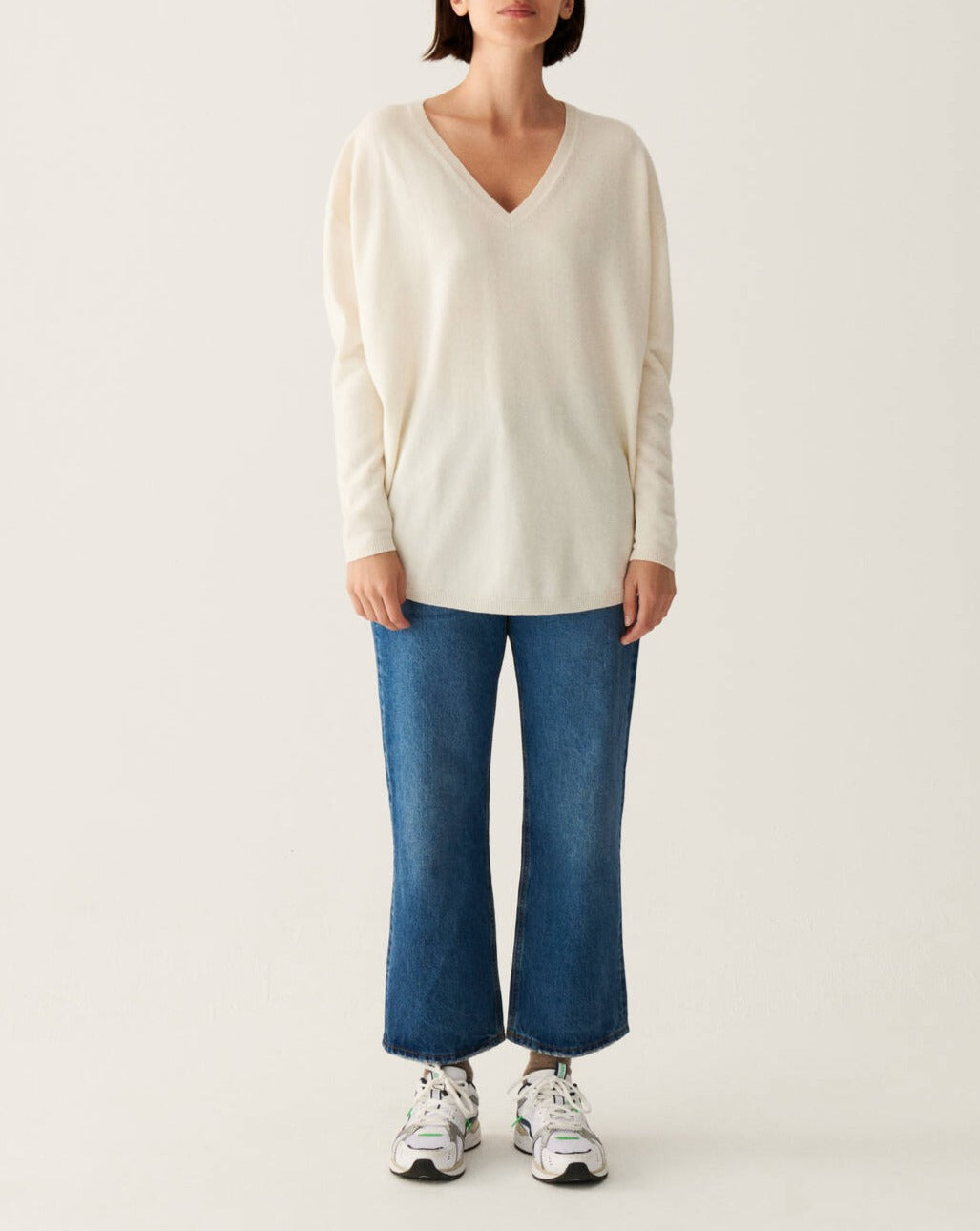 Oversized cashmere jumper - Cosmopolitan Pink