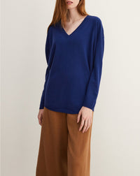 Oversized cashmere jumper - Royal