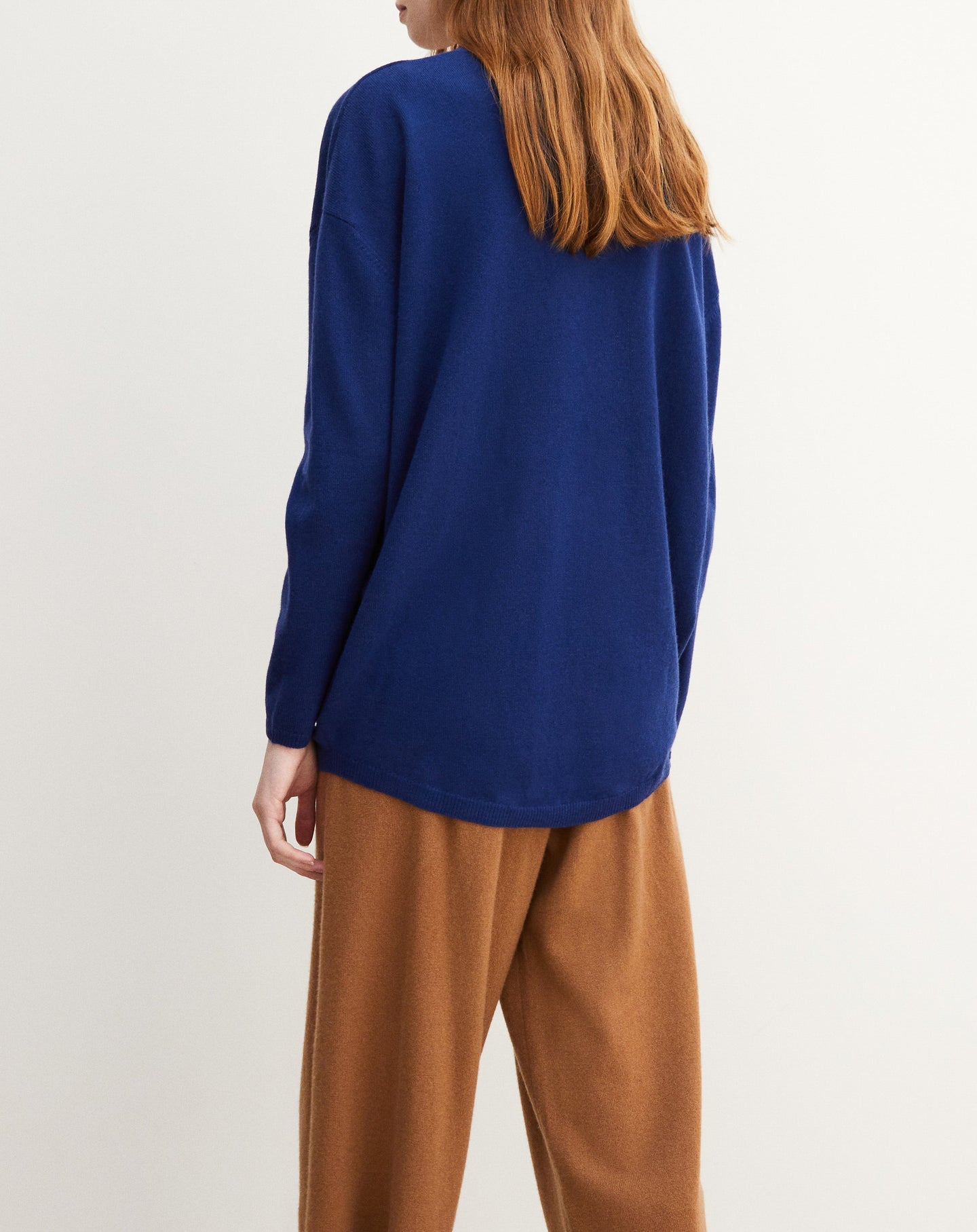 Oversized cashmere jumper - Royal