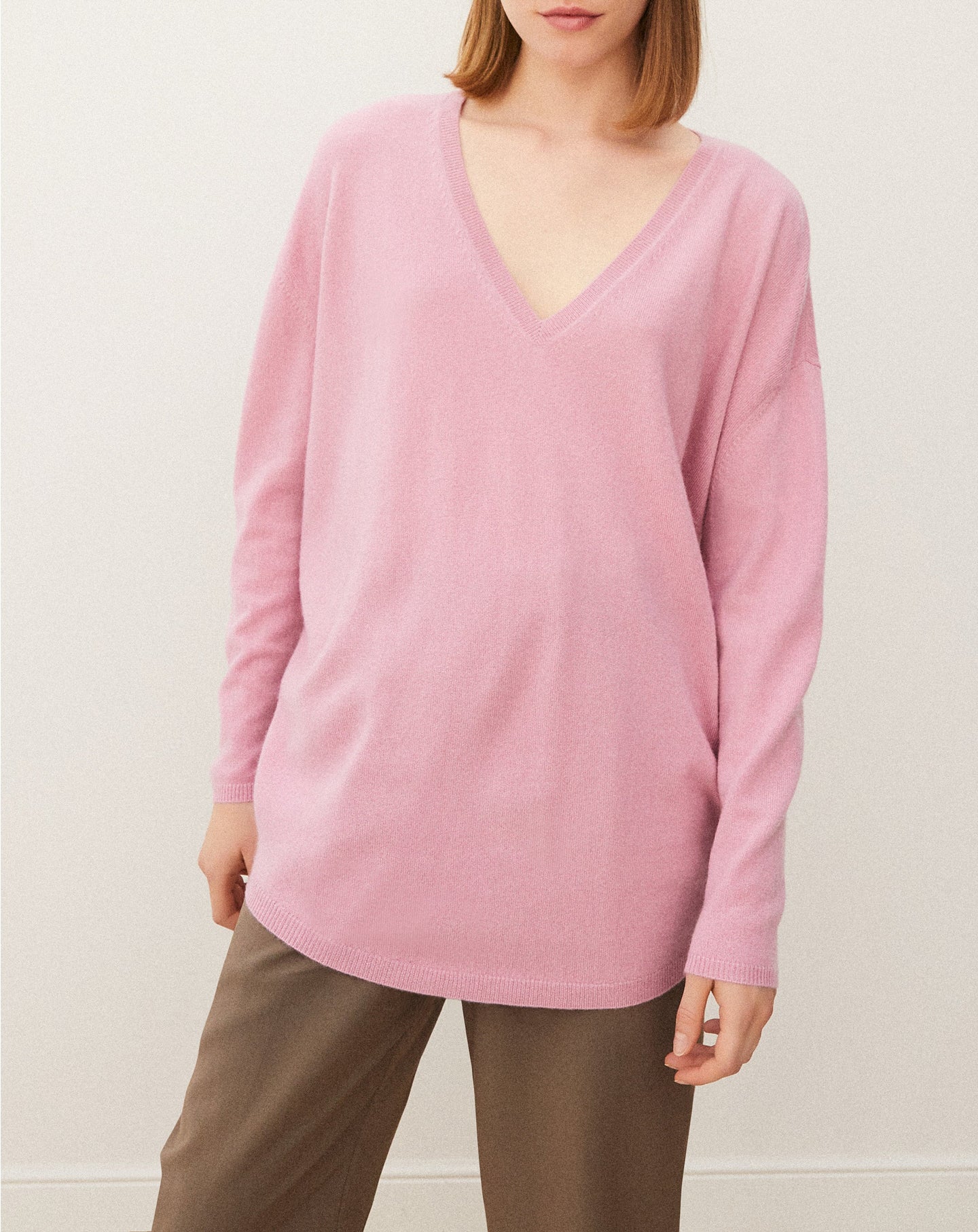 Oversized cashmere jumper - Azalée