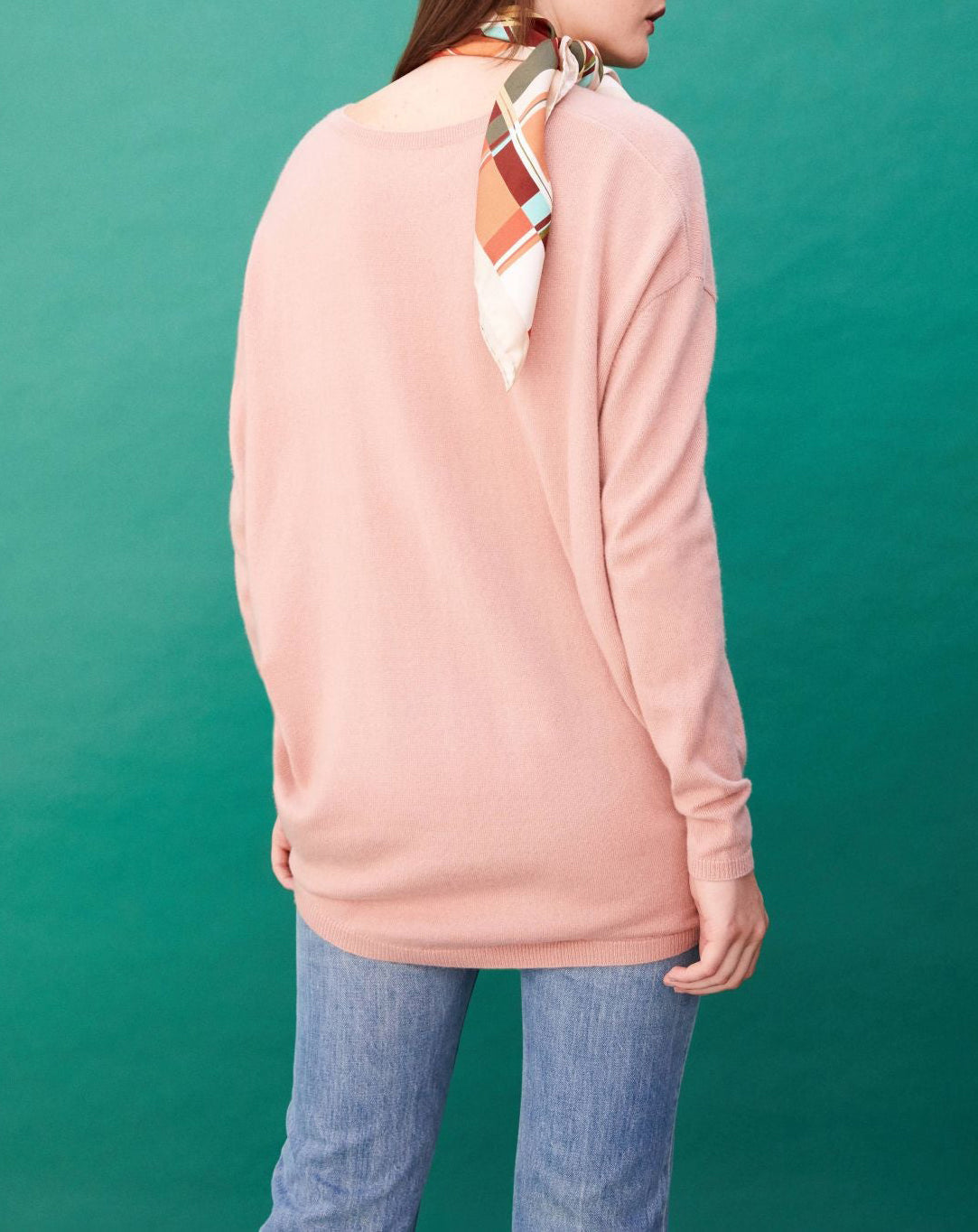 Oversized cashmere jumper - Blush