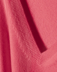 Oversized cashmere jumper - Pitaya