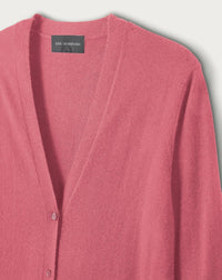 Ultra-fine cashmere cardigan with pockets - Bois De Rose