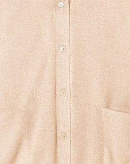 Cardigan ultrafin à poches en cachemire - Sepia