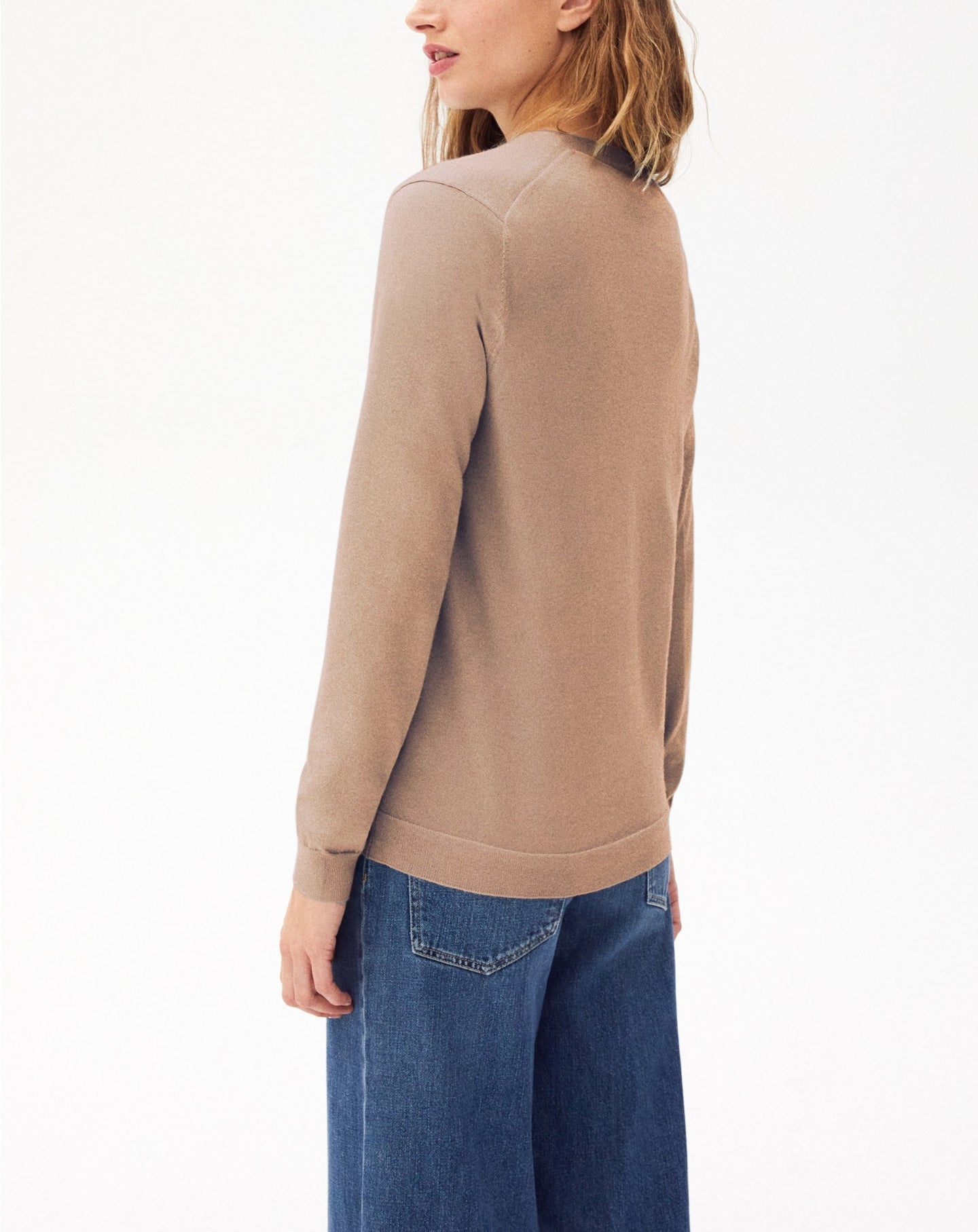 Gilet ultrafin en cachemire - Coriandre
