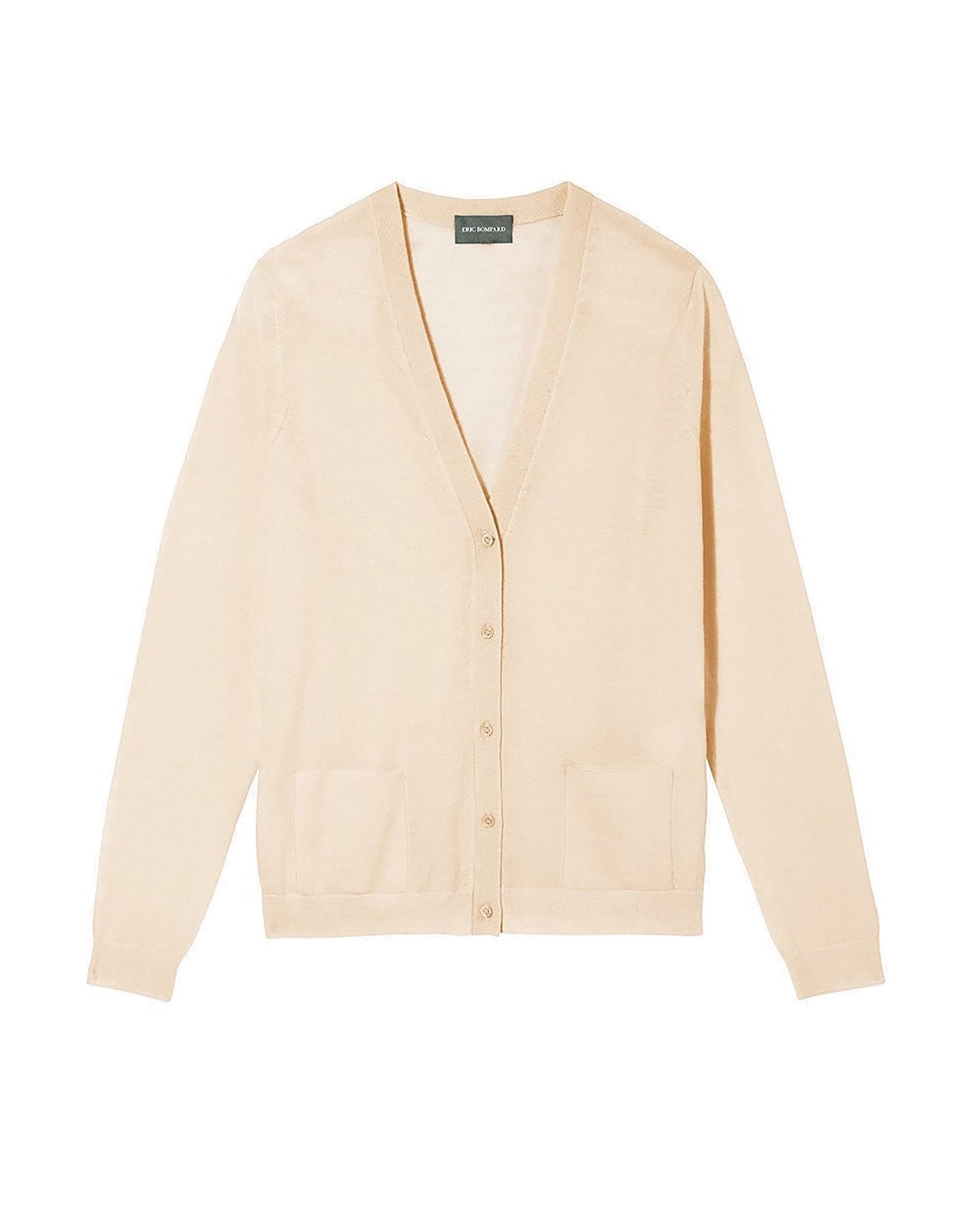 Ultra-fine cashmere cardigan - Nougat