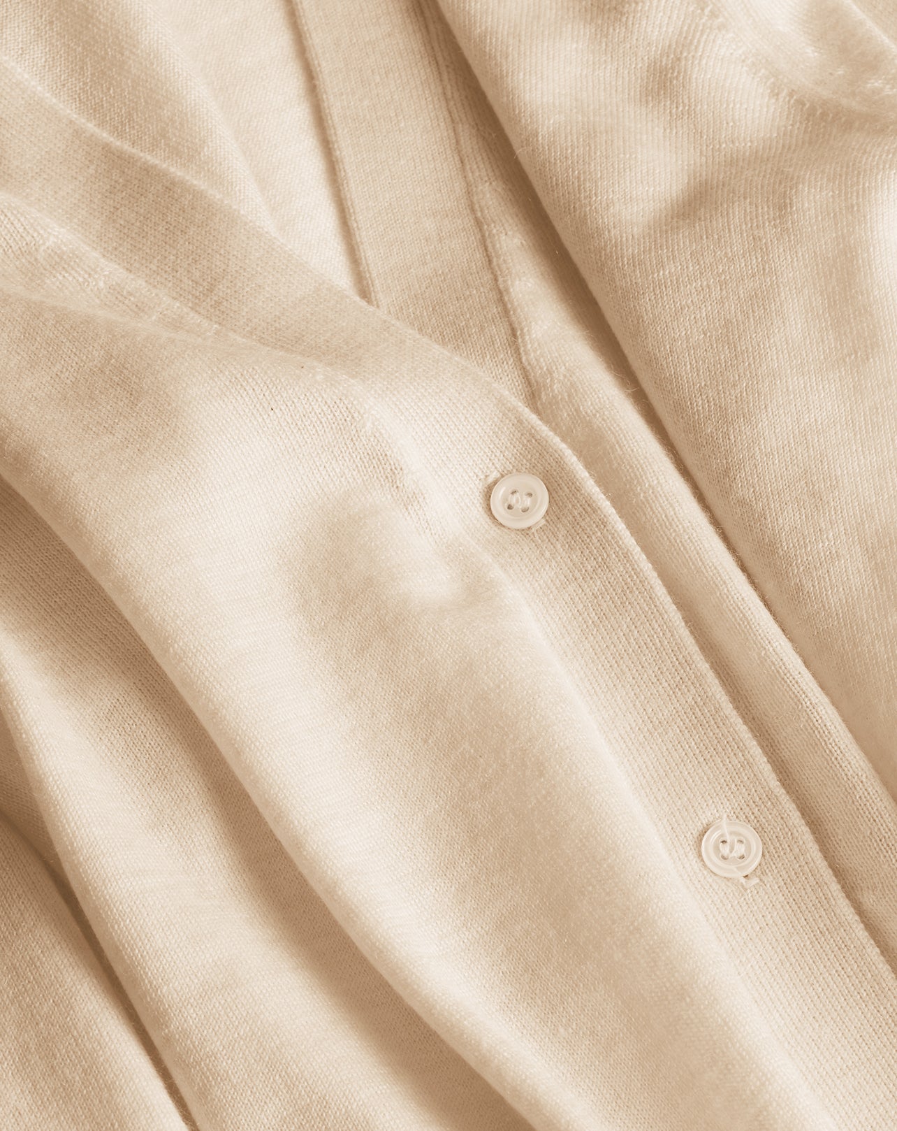 Ultra-fine cashmere cardigan - Nougat