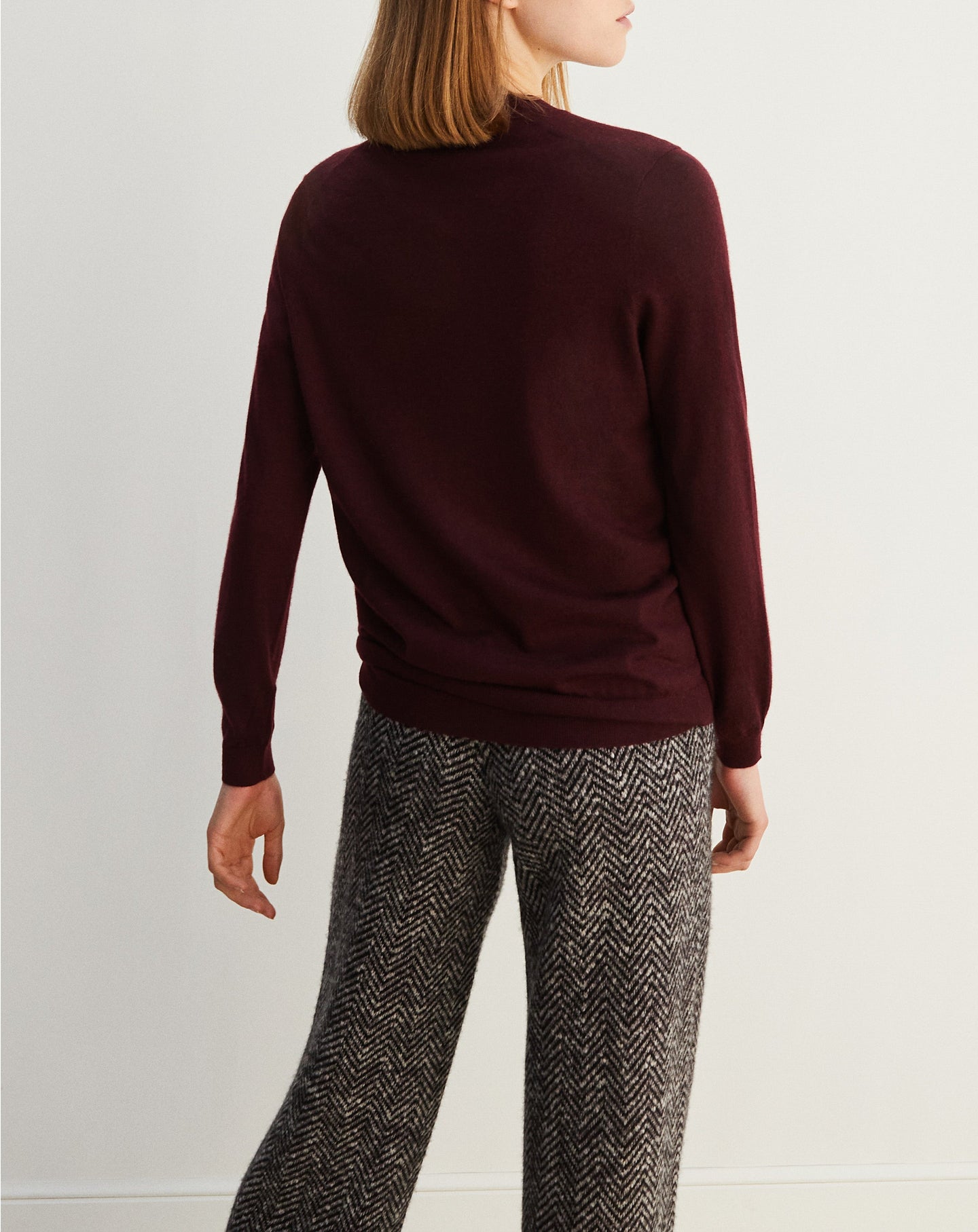 Ultra-thin cashmere cardigan with pockets - Vert d'Eau