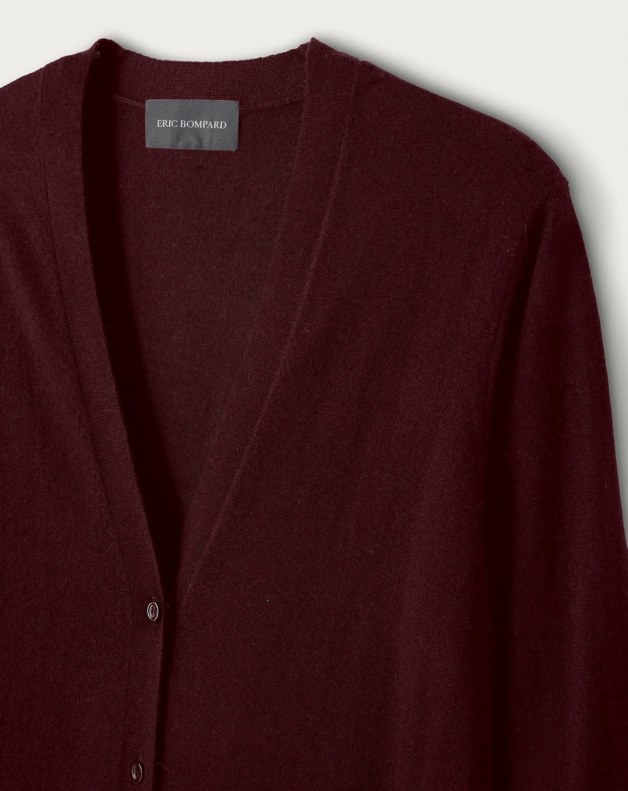Ultra-thin cardigan with cashmere pockets - Azuki