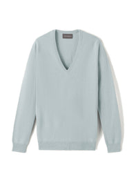 Classic cashmere V jumper - Pierre de Lune