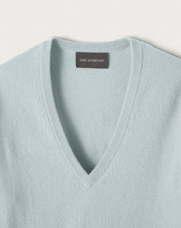 Classic cashmere V jumper - Pierre de Lune