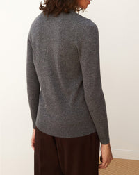 Soft cashmere V-neck jumper - Loup