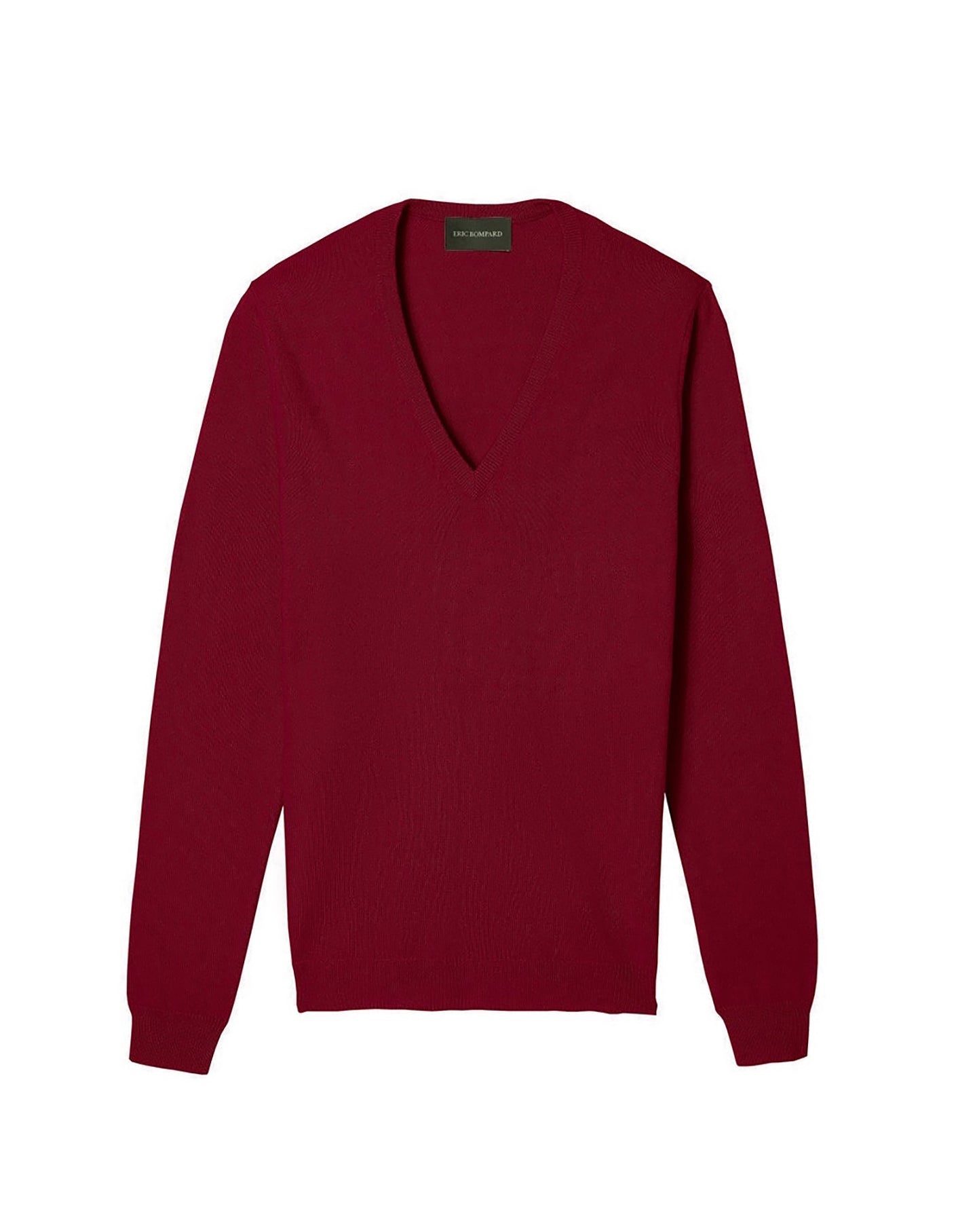 Classic cashmere V jumper - Paprika