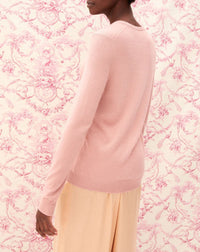 Classic cashmere jumper - Blush