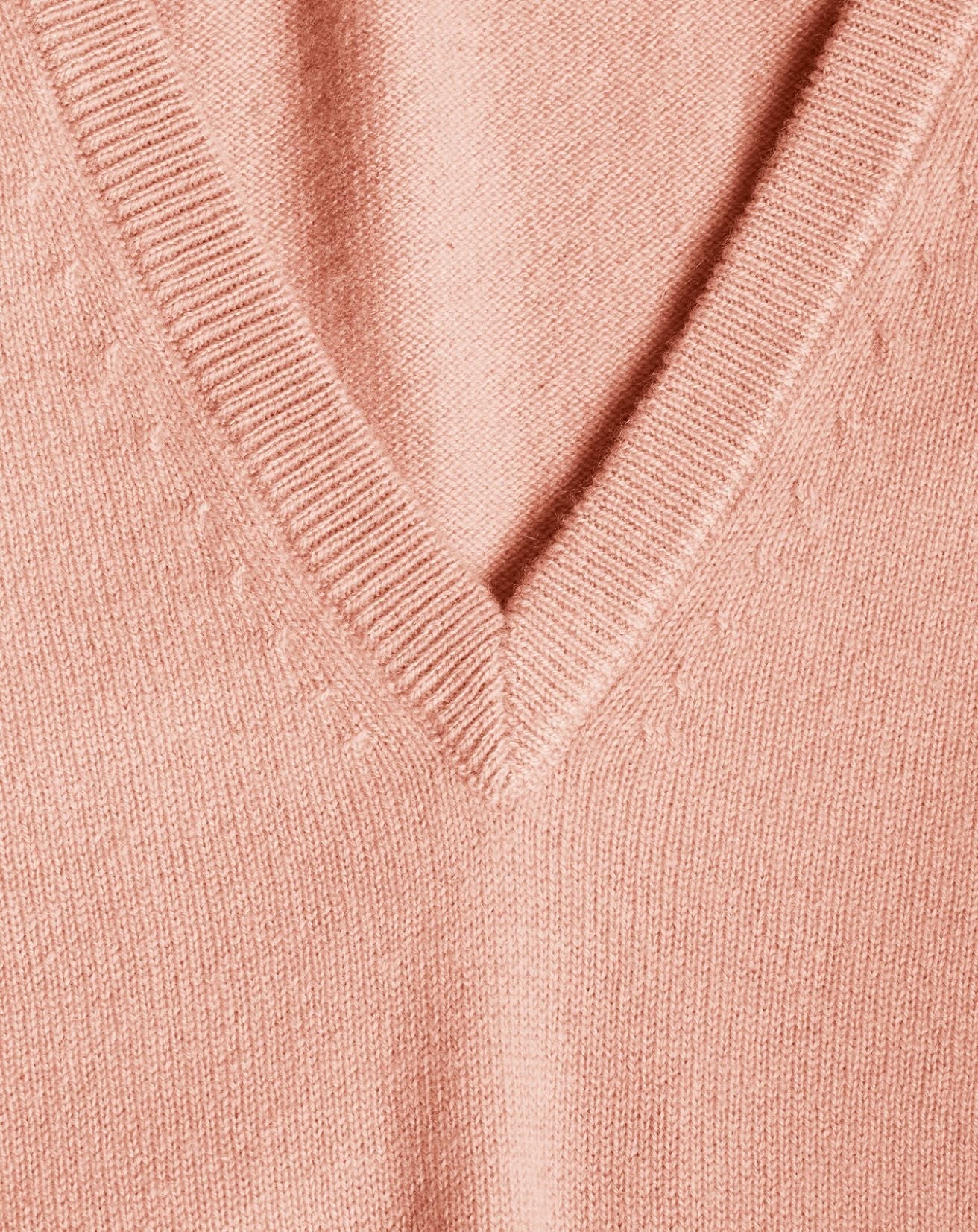 Classic cashmere jumper - Blush
