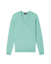 Classic cashmere jumper - Menthe Glacée
