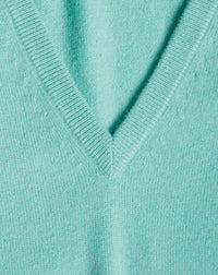 Classic cashmere jumper - Menthe Glacée