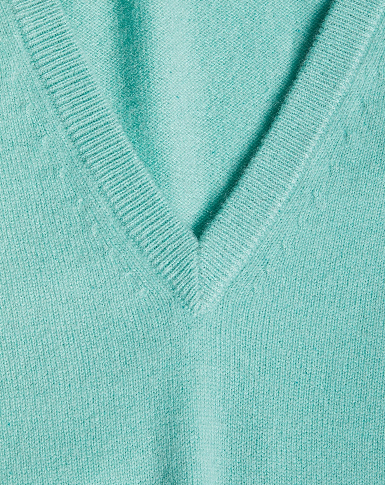 Classic cashmere jumper - Menthe Glacée