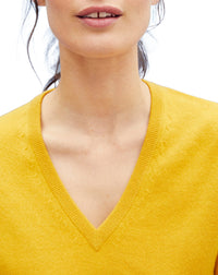 Soft cashmere V-neck jumper - Galileo