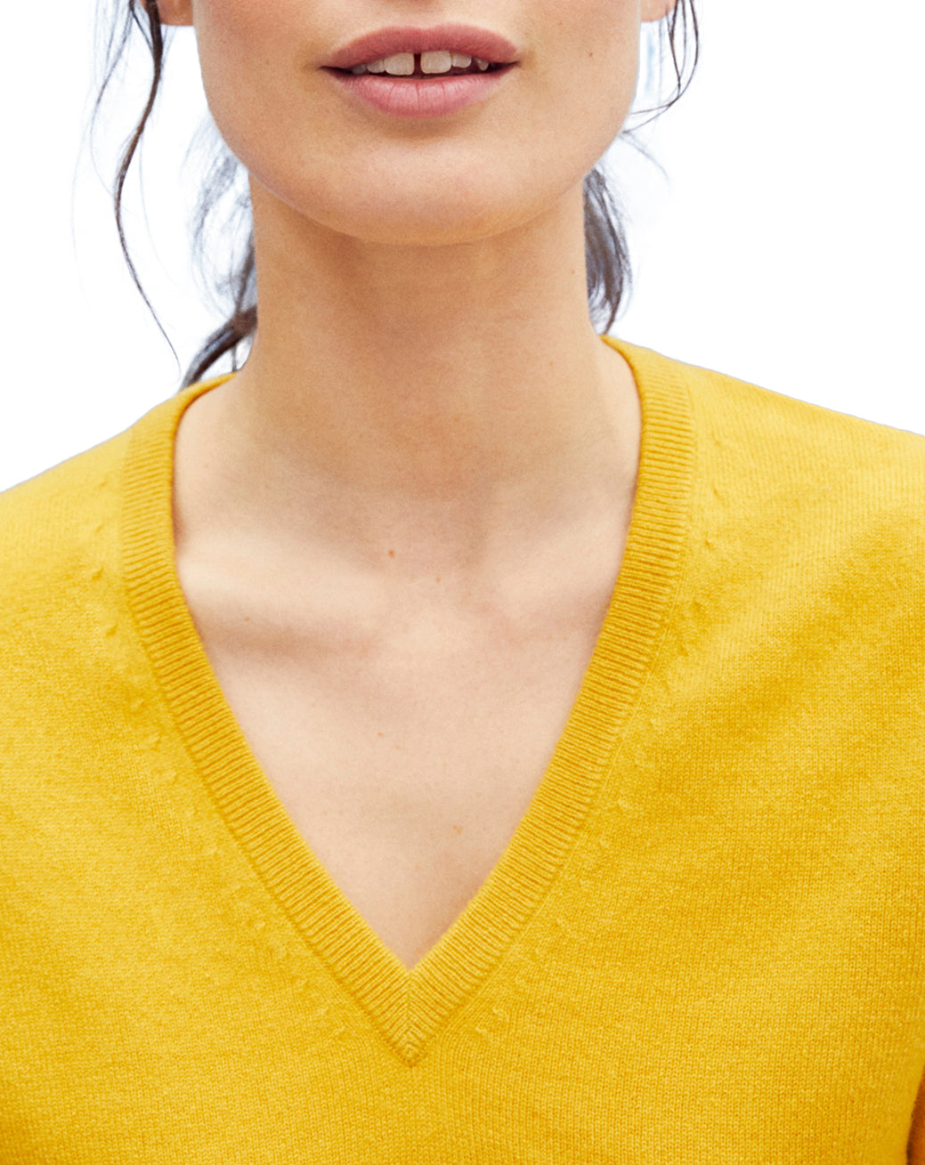 Soft cashmere V-neck jumper - Galileo