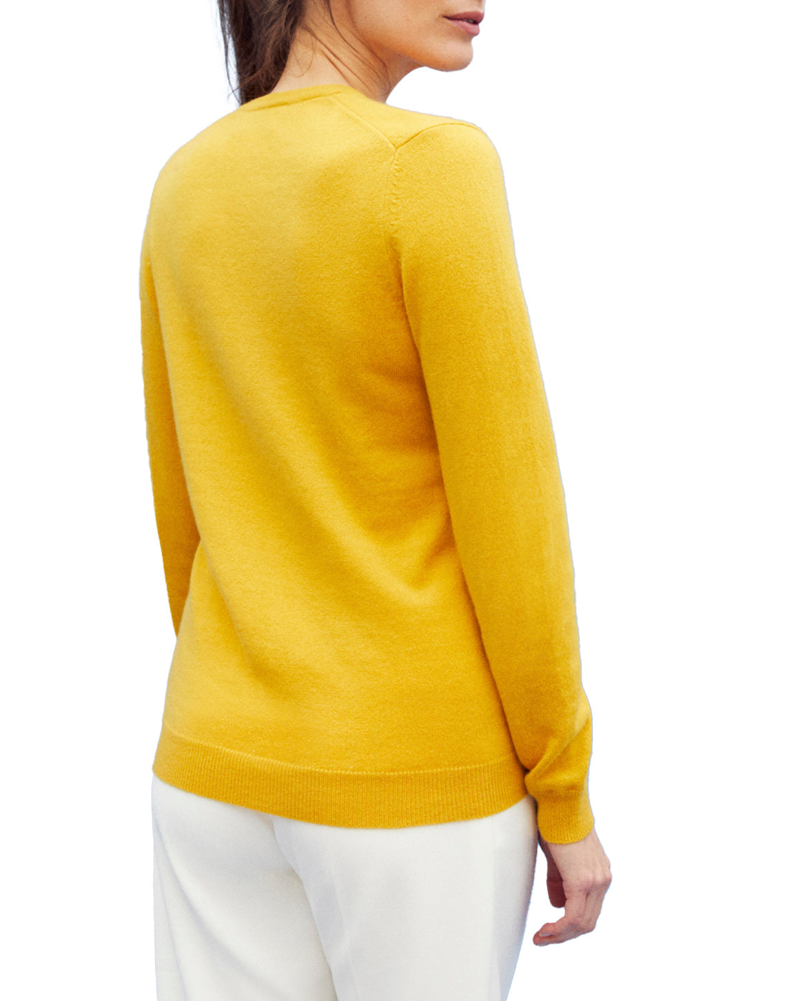Soft cashmere V-neck jumper - Galileo