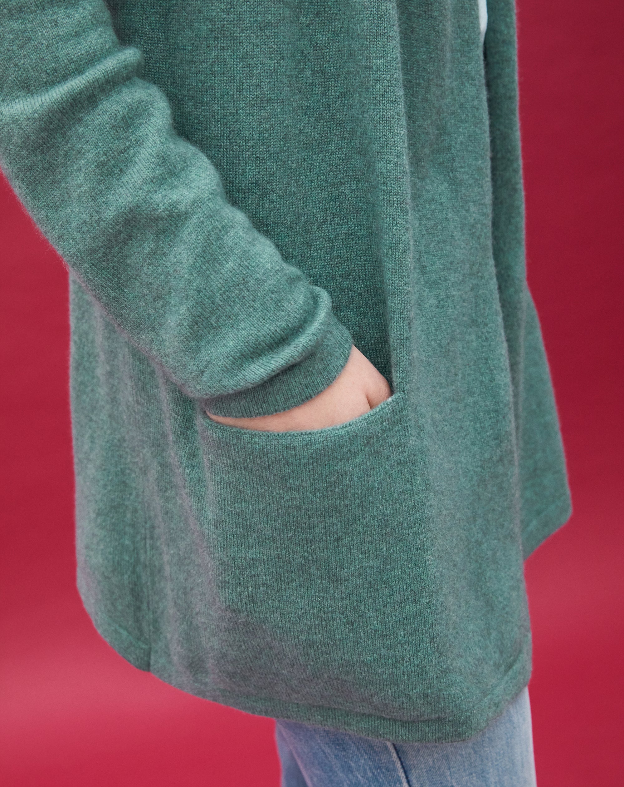 Cosy cashmere jacket - Horizon