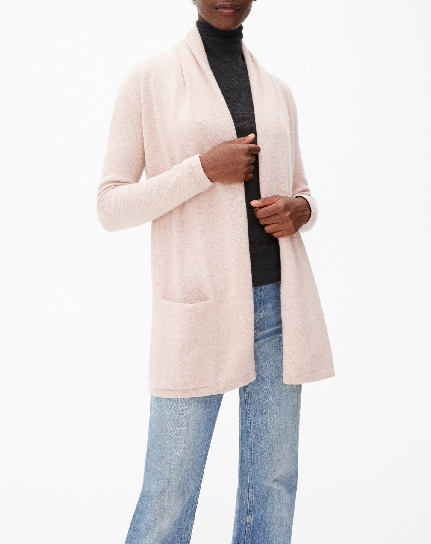 Cosy cashmere jacket - Pétale