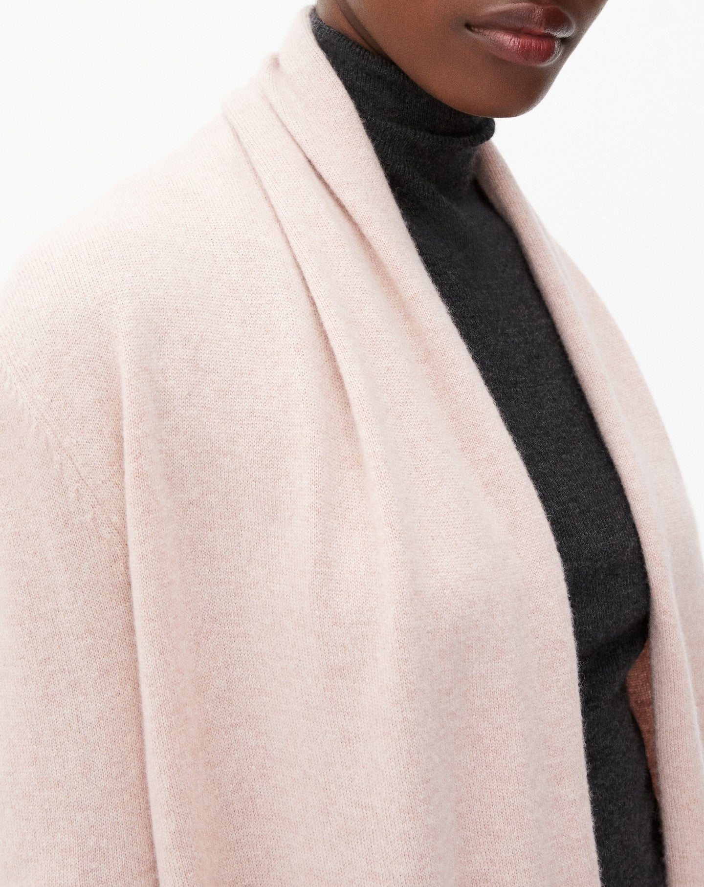 Cosy cashmere jacket - Pétale