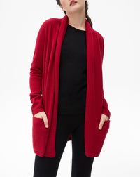 Cashmere mid-length cardigan - Nepal