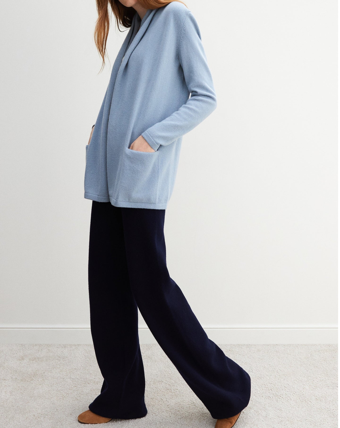 Cosy cashmere jacket - Cirrus
