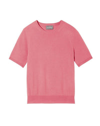 RECO75Ras De Cou Manches Courtes Classique - Bois De Rose