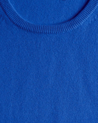 Ras De Cou Manches Courtes Classique - Cobalt
