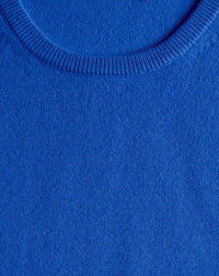 RECO75Ras De Cou Manches Courtes Classique - Cobalt
