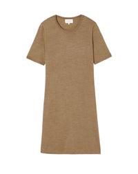 Robe Manches Courtes - Camel