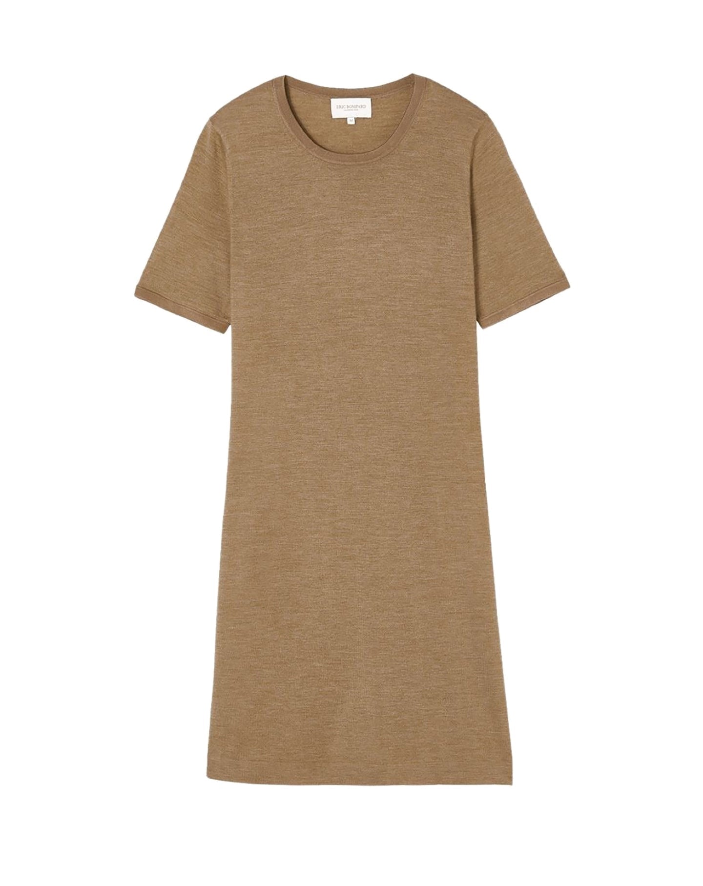 Robe Manches Courtes - Camel