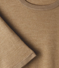 Robe Manches Courtes - Camel